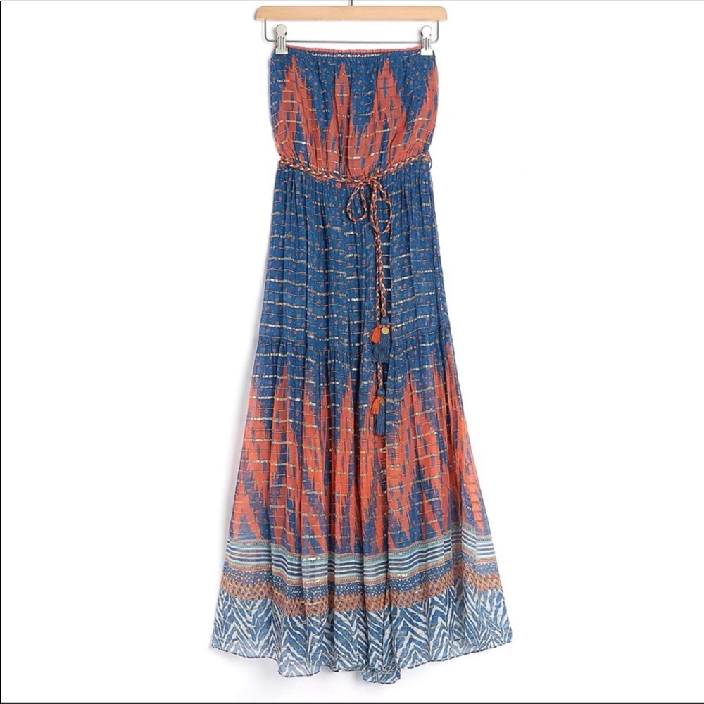 ANTHROPOLOGIE VERB PALLAVI SINGHEE NORA MAXI DRESS
